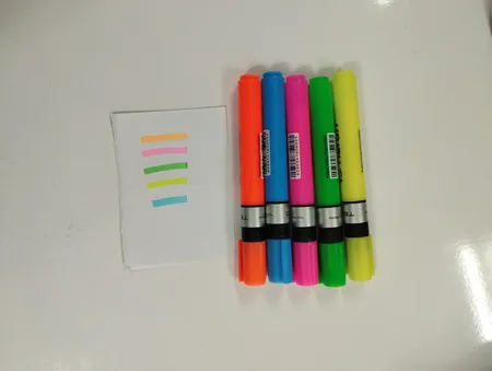 ماژیک علامت گذار پلیکان مدل هرون TEXTO بسته 5 عددی