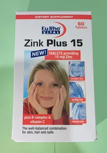 تجریه خرید قرص زینک پلاس یوروویتال 15 میلی گرم بسته 60 عددی