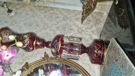 شمعدان طرح لاله عباسی مدلAM2 بسته دو عددی