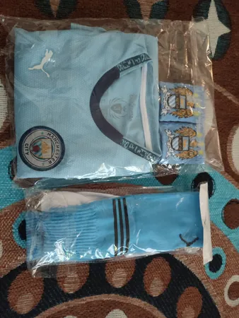 ست پنج تکه لباس ورزشی پسرانه مدل منچسترسیتی طرح هالند 2024