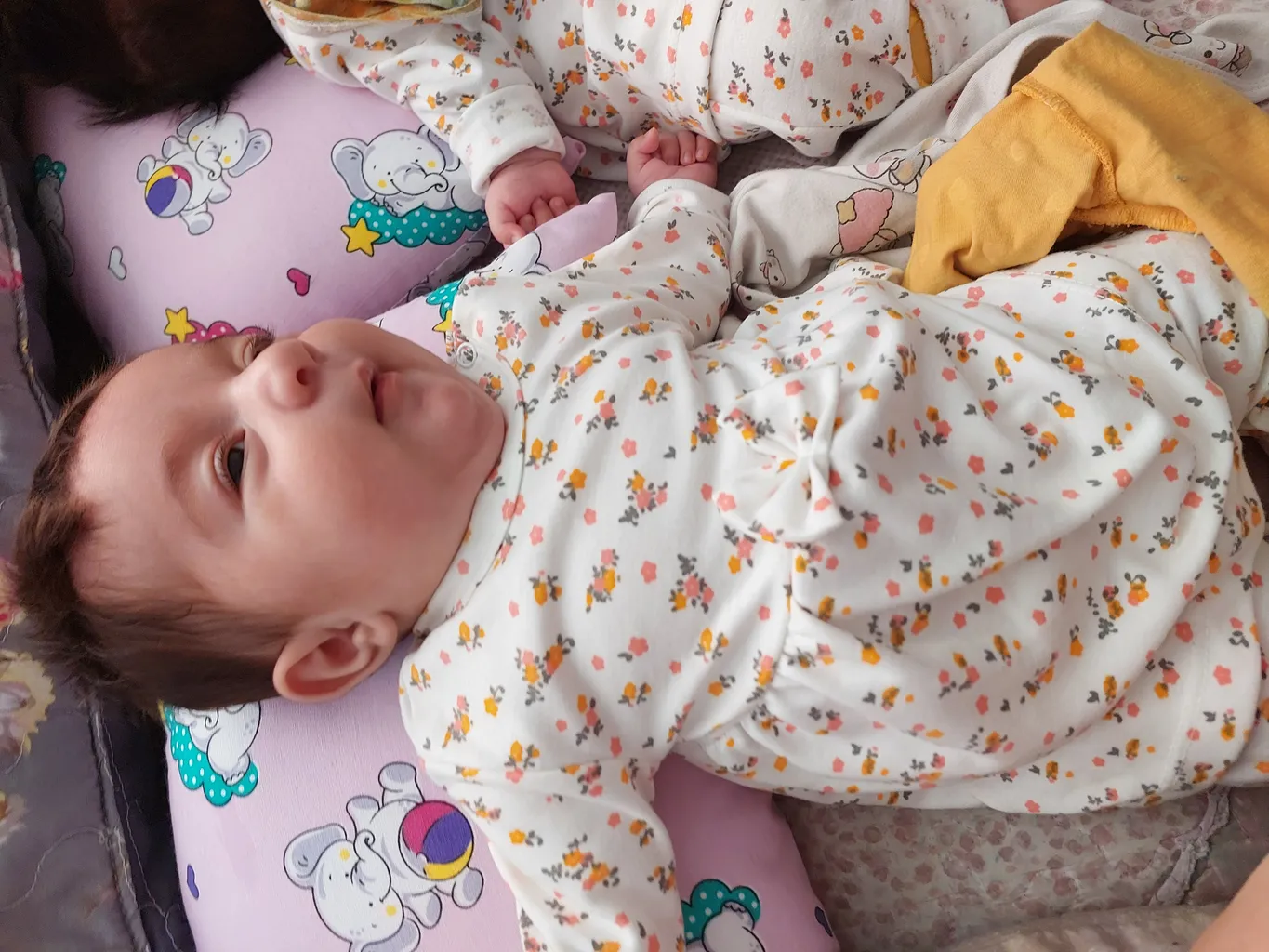 ست بلوز آستین بلند و شلوار نوزادی سپیدپوش کد 148002