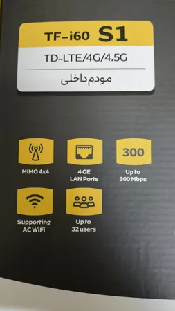 مودم 4G/TD-LTE ایرانسل مدل TF-I60 S1