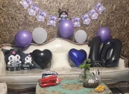 بادکنک فویلی مستر تم طرح عدد 10 پلاس مجموعه 2 عددی