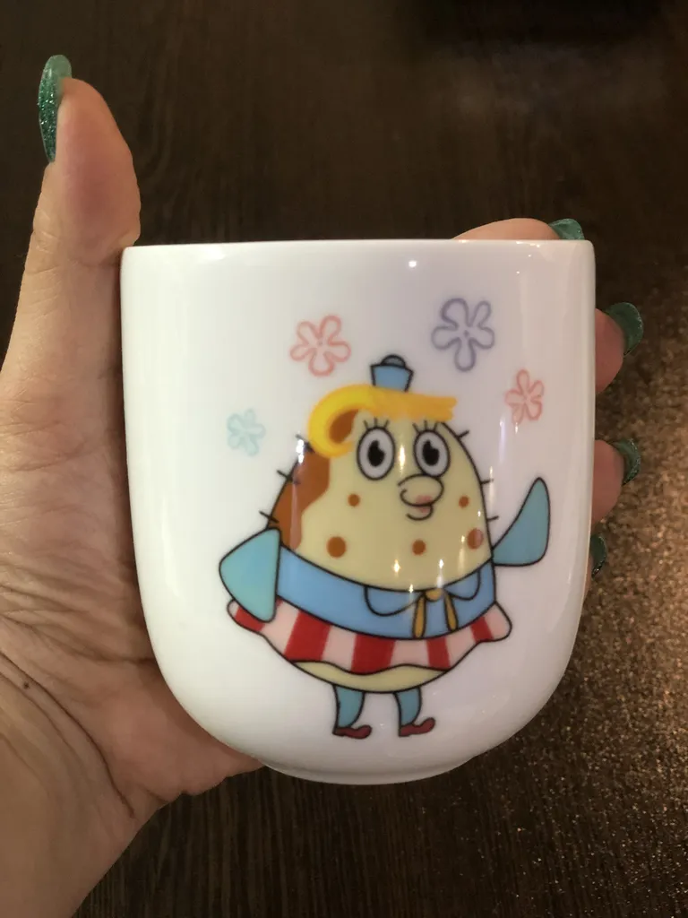 سرویس غذاخوری 5 پارچه کودک چینی زرین ایران مدل باب اسفنجی درجه عالی