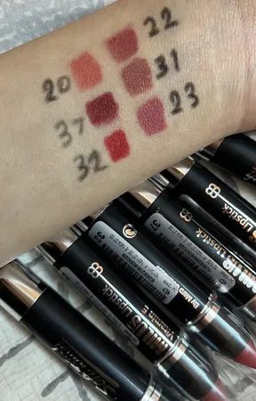 رژ لب مدادی میلوس مدل MIS1 مجموعه 6 عددی