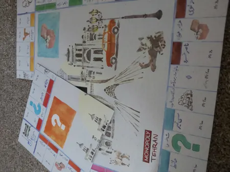 بازی فکری مدل مونوپولی طهران