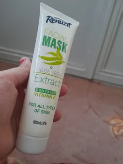 ماسک صورت رینوزیت مدل ALOE VERA حجم 100 میلی لیتر