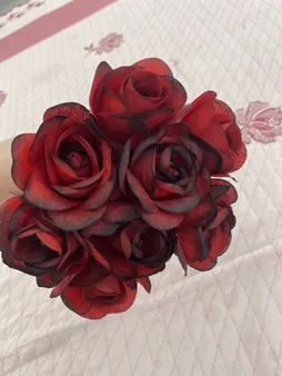 گل مصنوعی مدل رز هلندی کد PALIZ_1060