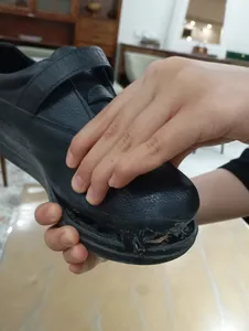 تجریه خرید کفش طبی زنانه سیی مدل پارتیس چسبی کد 2070.1