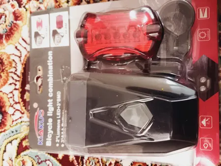 چراغ جلو و عقب دوچرخه کیاکو مدل F5-B5