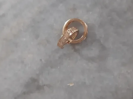 گوشواره حلقه ای طلا 18 عیار زنانه مایا ماهک مدل ME1210