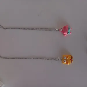 تجریه خرید گردنبند دخترانه مدل ست دوستی پاتریک و باب اسفنجی بسته 2 عددی