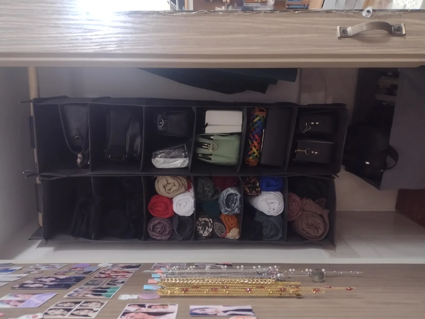 آویز نظم دهنده کفش چینش مدل شش طبقه بسته دو عددی