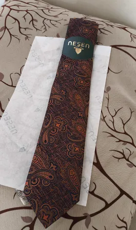 ست کراوات و دستمال جیب نسن مدل sn101003