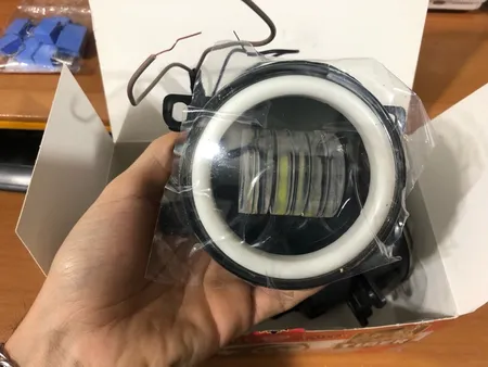 چراغ مه شکن سپر جلو خودرو مدل TIG-RED مناسب برای پژو 206 مجموعه 2 عددی