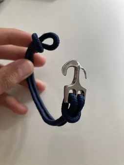 دستبند مردانه مدل پاراکورد لنگر کد 5530