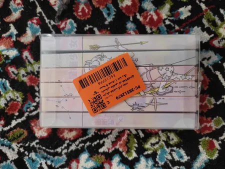 ماژیک علامت گذار مدل پاستلی مکعبی کد QJ-0924A بسته 6 عددی