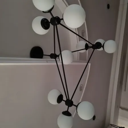 لوستر مدل مدرن طرح مولکولی کد 001