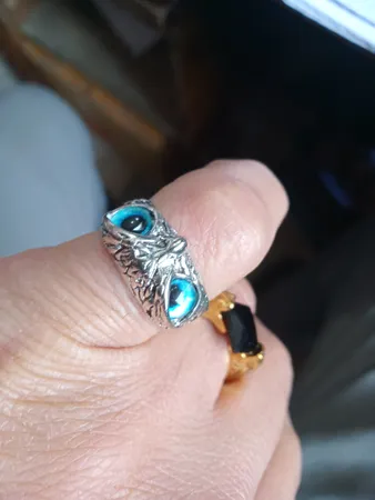 انگشتر مدل جغد چشم خاص کد 684152