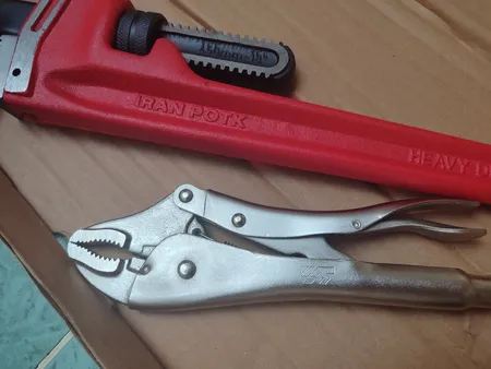 انبر قفلی ایران پتک مدل HB 1010 سایز 10 اینچ