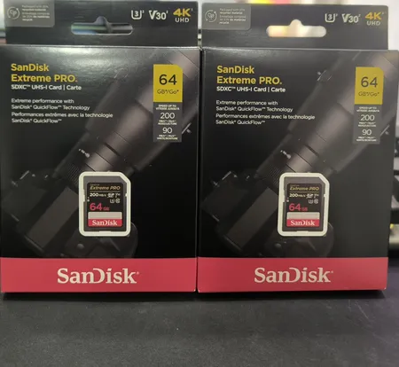 کارت حافظه SDXC سن دیسک مدل Extreme Pro V30 کلاس 10 استاندارد UHS-I U3 سرعت 200mbps ظرفیت 64 گیگابایت