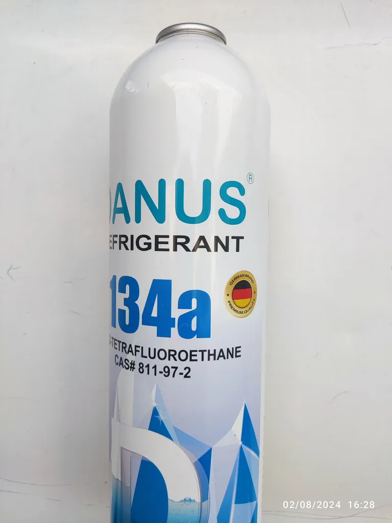 کپسول گاز کولر خودرو دانوس مدل 134A وزن 1000گرم