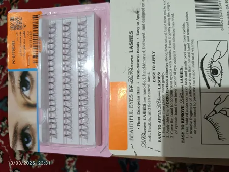 مژه مصنوعی مکس فکتور مدل تکی،سه سایز