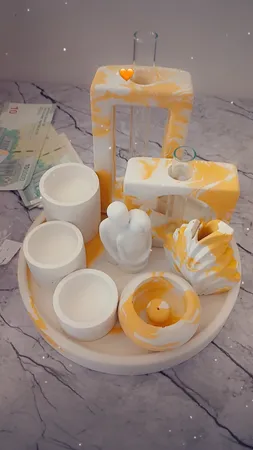 دکوری مدل ست رومیزی مجموعه 8 عددی