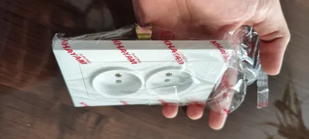 پریز برق دوقلو خیام الکتریک مدل KH8055