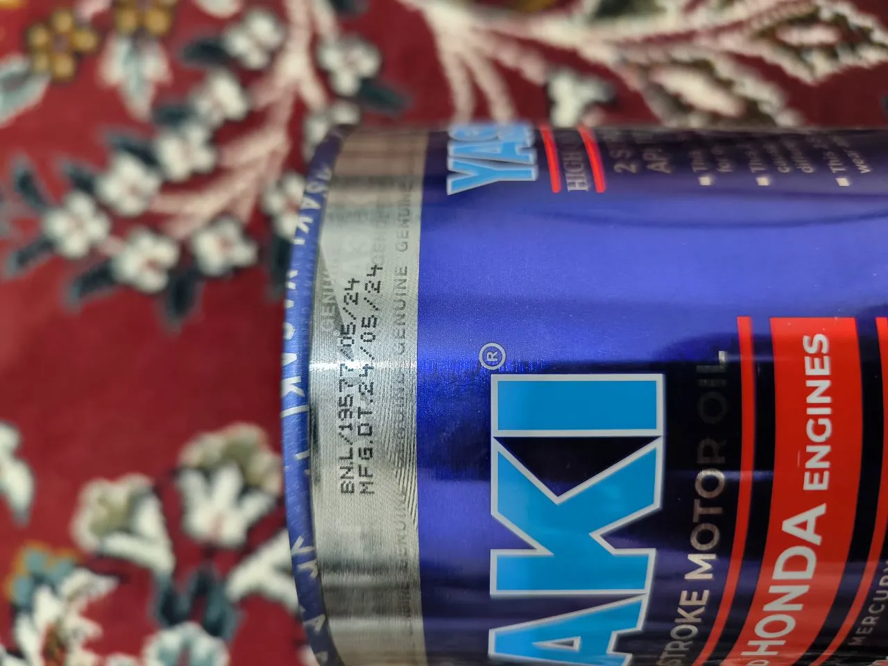 روغن موتور سیکلت یاساکی  مدل  دو زمانه حجم یک لیتر