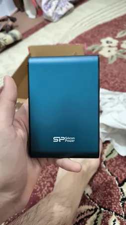 هارد اکسترنال سیلیکون پاور مدل Armor A80 ظرفیت دو ترابایت دارای رابط USB Type-A 3.2