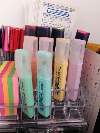 ماژیک علامت گذار پنتر مدل pastel بسته 6 عددی