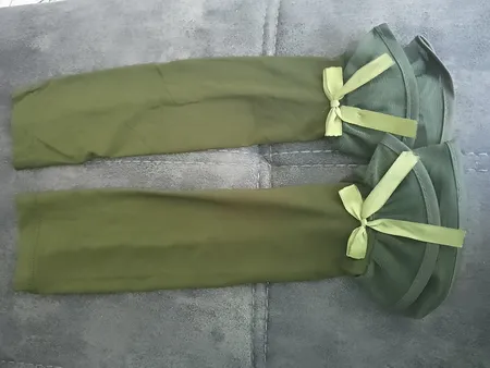 ساق دست زنانه سعادت مدل تور رنگ سبز یشمی