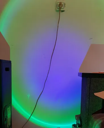 نور ثابت ال ای دی مدل SUNSET RGB K