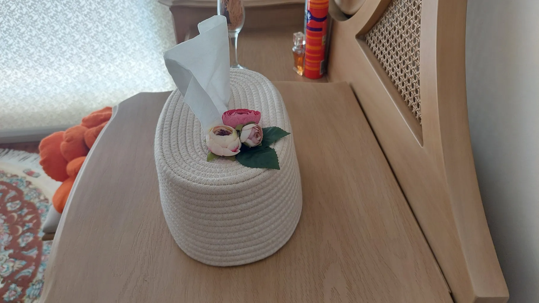 ست سطل و جای دستمال لالیپاپ مدل عروس