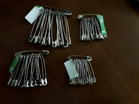 سنجاق قفلی کد 234 بسته 48 عددی سایز2 ، 3 و 4