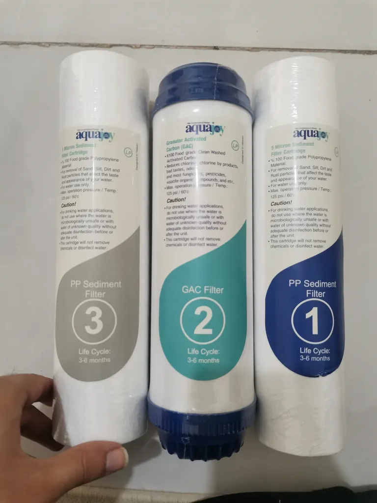 فیلتر دستگاه تصفیه آب آکواجوی مدل LP بسته 3 عددی