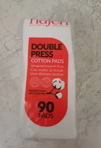 تجریه خرید پد پاک کننده آرایش صورت ناژه مدل پنبه‌ای کد 02 بسته 90 عددی
