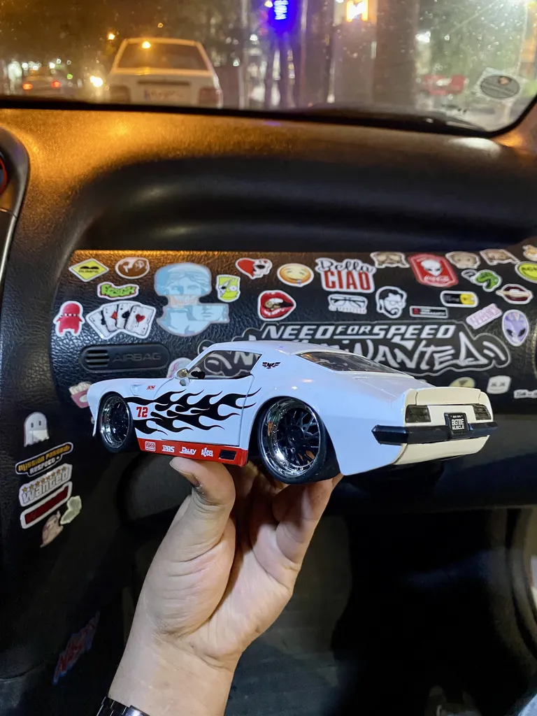 ماکت ماشین جادا مدل 1972PONTIAC FIREBIRD