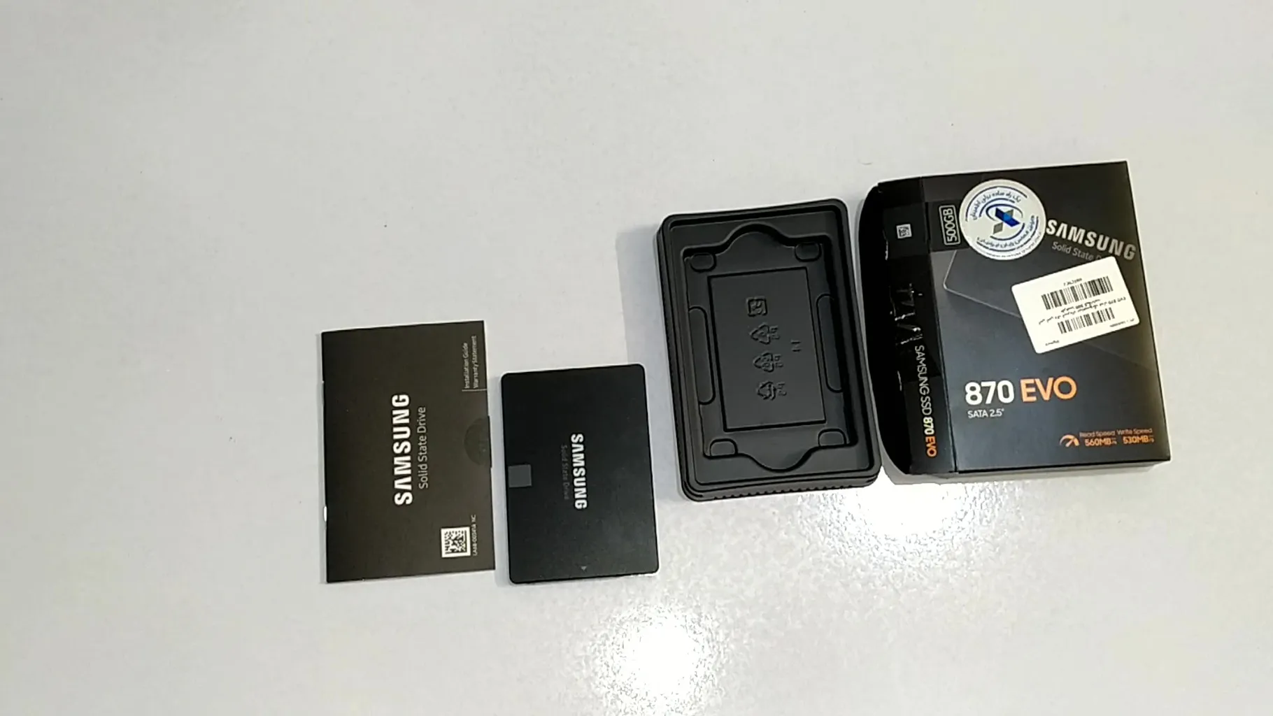 اس اس دی اینترنال SATA III سامسونگ مدل EVO 870 ظرفیت 500 گیگابایت