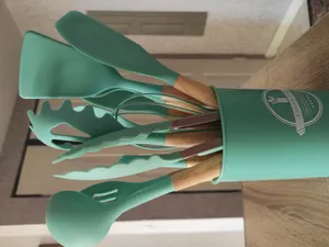 تجریه خرید سرویس کفگیر و ملاقه 12 پارچه  کیچن‌ وار ست مدل سیلیکونی