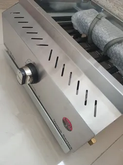 کباب پز آتش مهر مدل گازی استیل 45