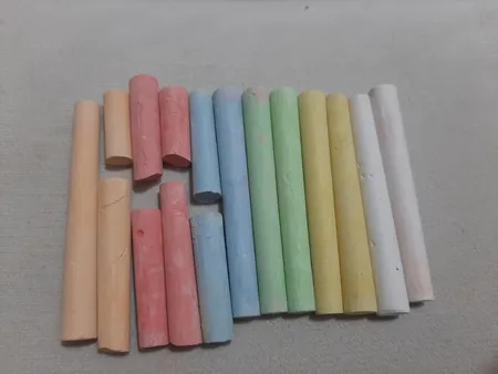 گچ رنگی کد 60 بسته 12 عددی