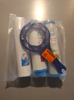 فیلتر تصفیه آب لابستر مدل C-12 بسته 3 عددی به همراه آچار دستگاه تصفیه آب