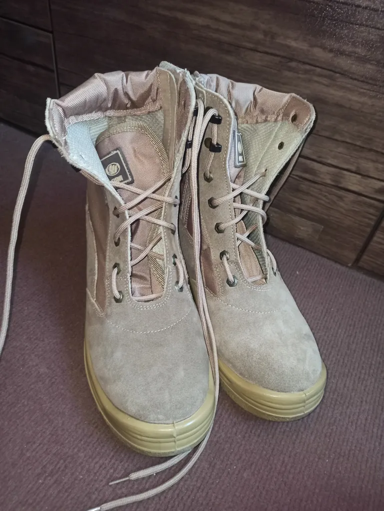 پوتین ایمنی ارک مدل شاهین زیپ دار جیر