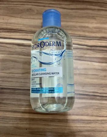 محلول پاک کننده آرایش صورت هیدرودرم مدل آلوئه ورا مناسب پوست های خشک حجم 250 میلی لیتر