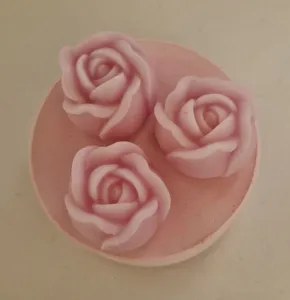 تجریه خرید قالب شمع مدل رز وارمری