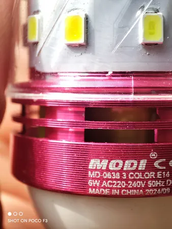 لامپ بلالی 16 وات مدل AL-14 پایه E14  بسته 4 عددی