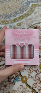 تجریه خرید رژ لب جامد دراگون رانی مدل lovely مجموعه 4 عددی