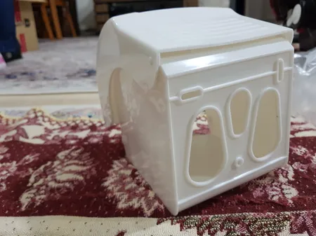 جای دستمال توالت سنی پلاستیک مدل madis5